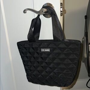 Steve Madden Quilted Black Lunch Box